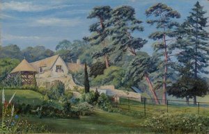 View Of Alderley With Summerhouse On The Left — Marianne North