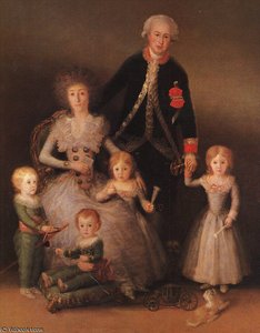 The Duke And Duchess Of Osuna And Their Children — Francisco José De Goya Y Lucientes, Neoclassicism