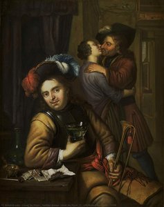 Soldier Scene, Carel De Moor (ii) (attributed To), 1680 - 1738 — Carel De Moor