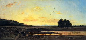 Rememberance Of La Caru, Sunset — Paul Camille Guigou