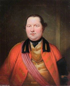 Portrait Of An Unknown Officer — Tilly Kettle