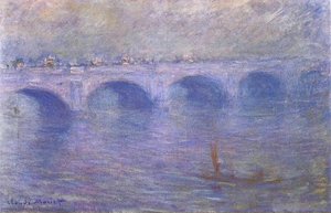 The Thames In Fog — Claude Monet