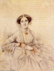 Madame Felix Gallois Born Nathalie Rose Joachime Bochet — Jean-auguste-dominique Ingres