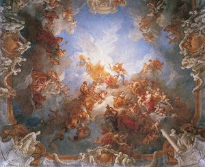 The Apotheosis Of Hercules — François Lemoyne, Rococo