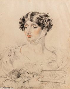 Portrait Of Mrs. Sarah Siddons — George Henry Harlow
