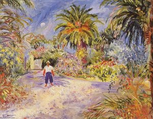 Jardin De La Villa De Georges Grammont À Saint-tropez