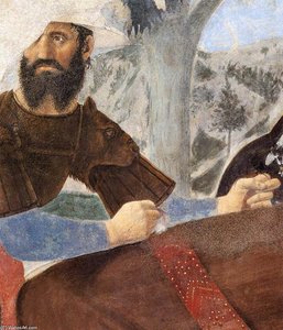 5. Constantine's Victory Over Maxentius (detail) (23) — Piero Della Francesca, Early Renaissance