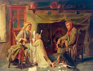 Evening Prayer — William Henry Midwood, Contemporary Realism