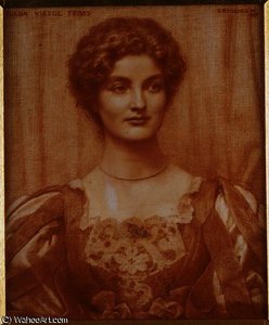 Portrait Of Hilda Virtue Tebbs — Edward Robert Hughes