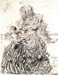 Corpuscular Madonna — Salvador Dalí
