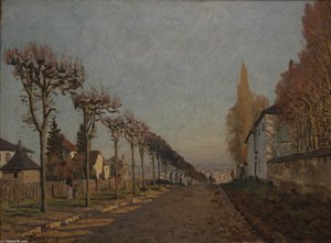The Lane Of The Machine — Alfred Sisley