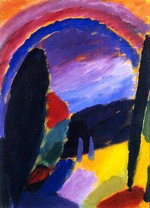 Variation With Rainbow — Alexej Von Jawlensky, Expressionism