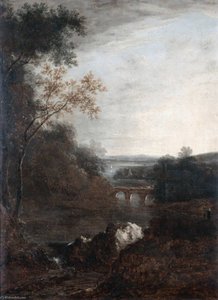 Landscape With A Bridge And A Winding River — Benjamin Barker Ii