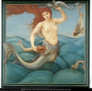 A Sea-nymph — Edward Coley Burne-jones
