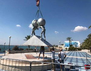 Installation Of The Sculpture — Florian Lettl