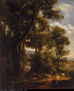 Landscape With Goatherd And Goats — John Constable