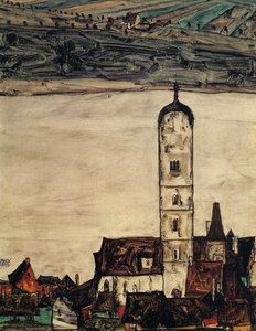 Church In Stein On The Danube — Egon Schiele