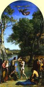 The Baptism Of Christ — Jean-baptiste-camille Corot