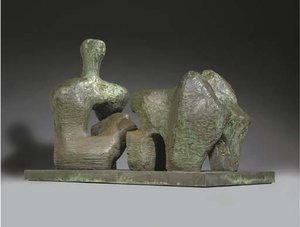Two Piece Reclining Figure, No. 4 — Henry Moore