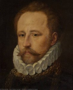Portrait Of A Gentleman In Armour — Frans Pourbus The Elder