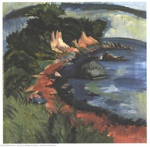 Coast Of Fehmarn — Ernst Ludwig Kirchner, German Expressionism