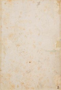 Outline Of A Man's Head In Profile — Hans Baldung