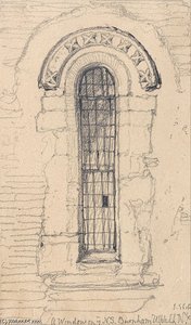 Window On The North Side Of Burnham Ulph Church, Norfolk — John Sell Cotman