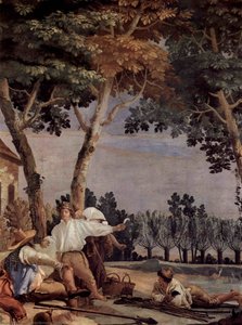 Rest Of The Farmers — Giovanni Domenico Tiepolo