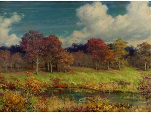 Autumn Landscape — Charles Courtney Curran