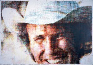 Painted Magazine Rodeo Rider — George H Blackburn, Other