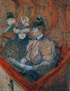 Study For La Grande Loge — Henri De Toulouse-lautrec