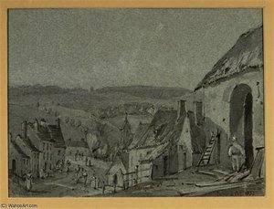 View Of Ivry; And Four Companion Drawings — Thomas Shotter Boys