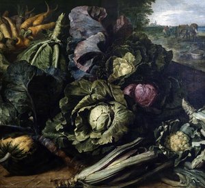 Vegetable Still-life — Frans Snyders, Baroque