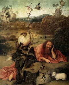 St John The Baptist In The Wilderness — Hieronymus Bosch