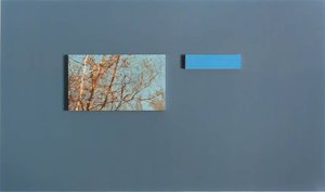Six Landscapes (Blue) (left section)