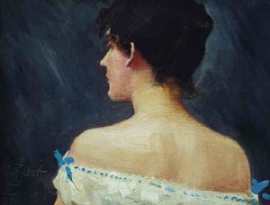 Portrait Of Lady — Paul Gustave Fischer