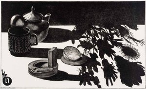 Red Teapot — Louis Lozowick
