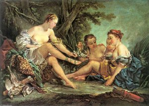 Diana After The Hunt — François Boucher, Rococo Style