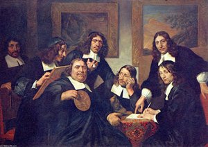 The Governors Of The Guild Of St. Luke, Haarlem — Dirck De Bray