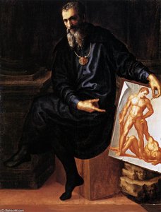 Self-portrait — Bartolommeo Brandini (baccio Bandinelli)