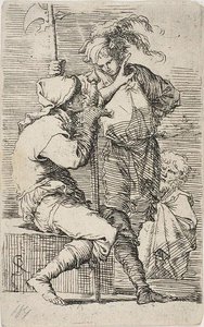 Two Warriors — Salvator Rosa