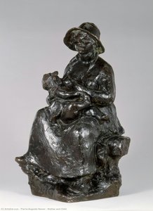 Mother And Child — Pierre-auguste Renoir