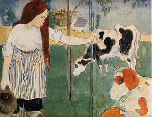 The Milkmaid — Eugène Henri Paul Gauguin
