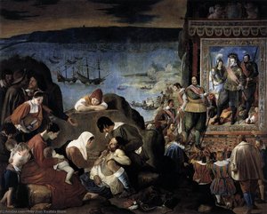 The Recapture Of Bahia In 1625 — Fray Juan Bautista Maino, Baroque Painting