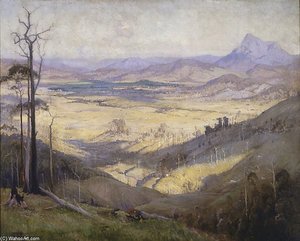 Valley Of The Tweed — Elioth Gruner