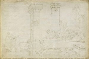 La Divina Commedia, Inferno Viii. Vergil And Dante In Fifth Circle Of Hell: The Irascible In Styx; At The Gates Of The City Of Dis — Sandro Botticelli, Early Renaissance