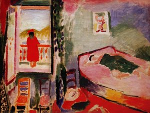 Intérieur À Collioure La Sieste Huile Sur Toile Suisse, Collection Particulière — Henri Matisse, Fauvism