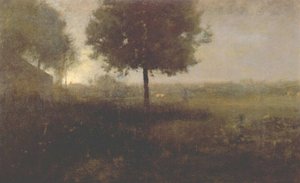 Hazy Morning, Montclair, New Jersey — George Innes
