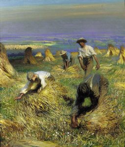 Harvest, Tying The Sheaves — Sir George Clausen