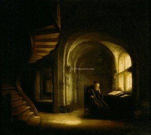 Philosopher with an Open Book